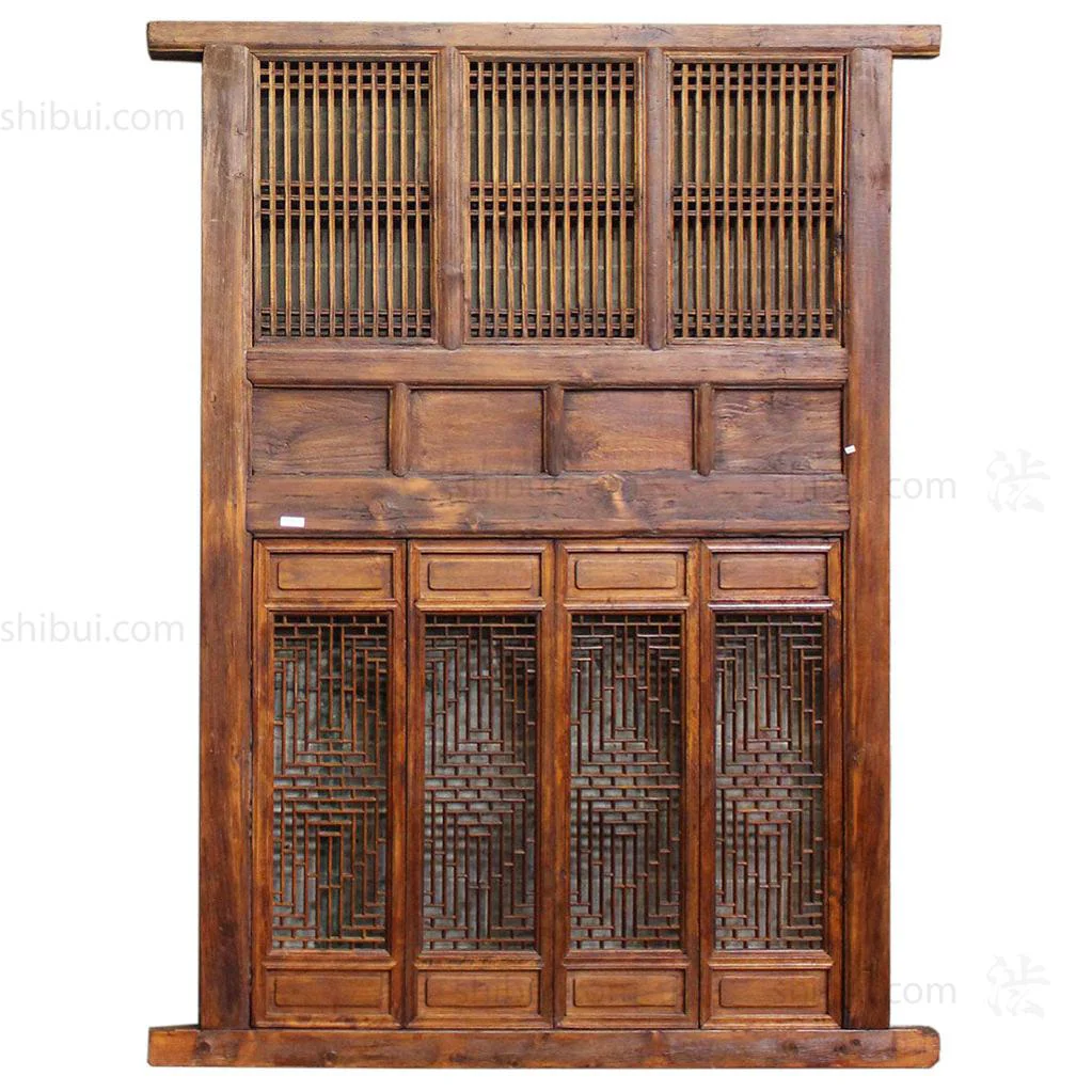 Wooden 19th Century Chinese House facade | Architectural Decor - Image 3
