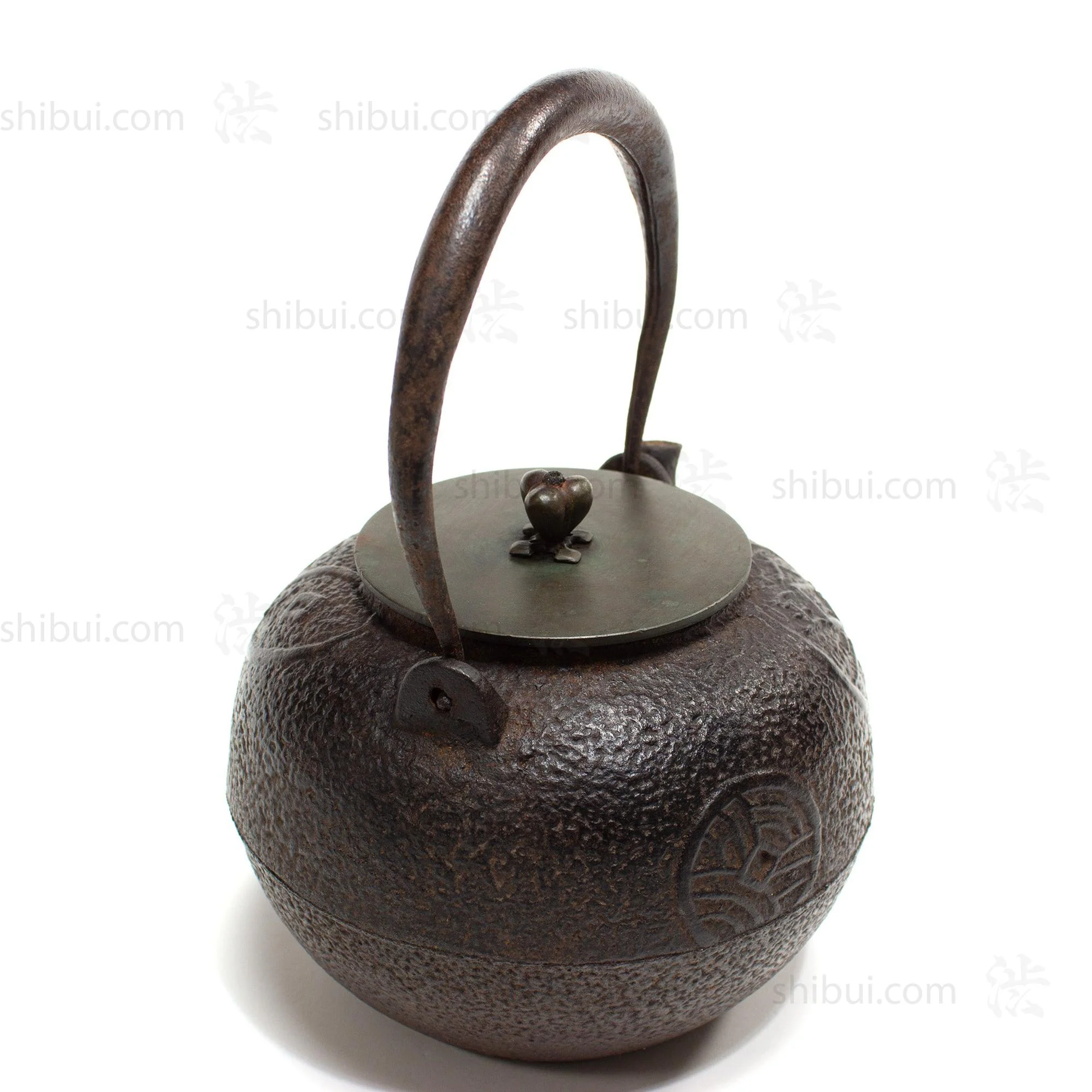 Tetsubin | Japanese Iron Kettle with Coin Motif - Image 11