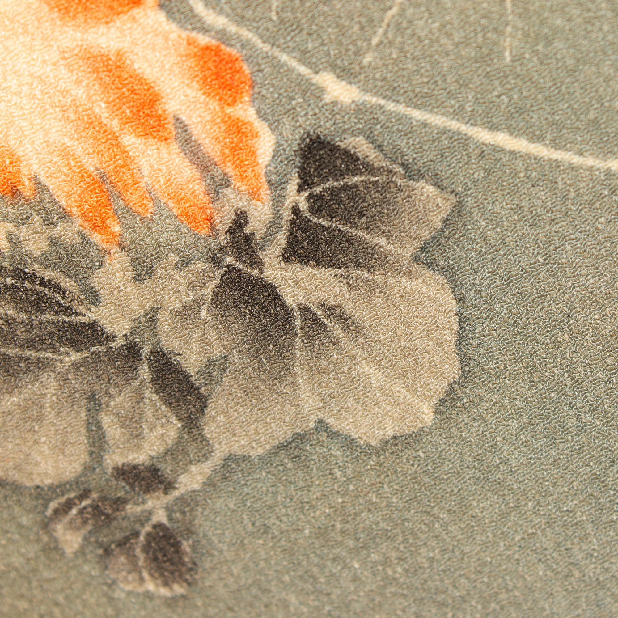 Yuzen Chirimen Silk Textile Fragments - Image 6